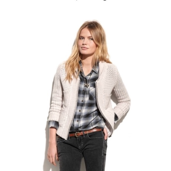 Madewell Sweaters - {Madewell} Wallace Catnap Zip Up Knit Cardigan